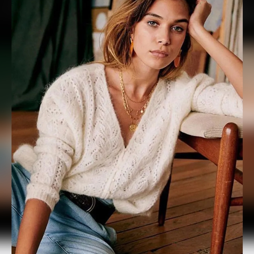 Sezane NWOT mohair jumper S
